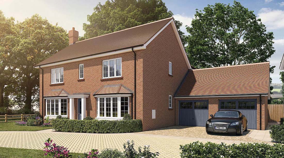 Oak Tree Close New Build Houses for Sale, Odiham, Hampshire